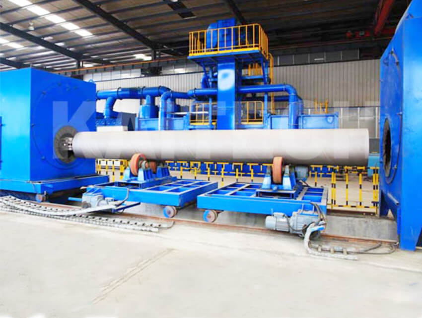 QGW Steel Pipe Outer Wall Special Shot Blasting Machine