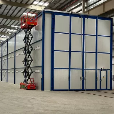 Full Floor Automatic Recovery Sand Blasting Room