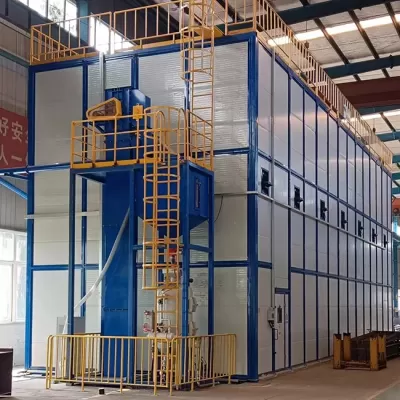 Partial Recovery Type Sand Blasting Room
