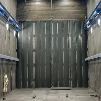 Partial Recovery Type Sand Blasting Room