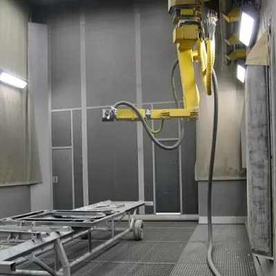 Robotic Sand Blasting Room