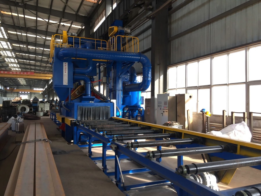 Q69 Series Steel plate Shot Blasting Machine