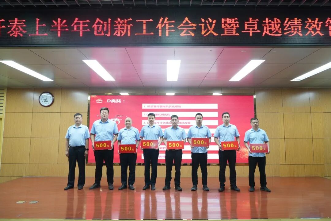Winners of Category E Incentive Award