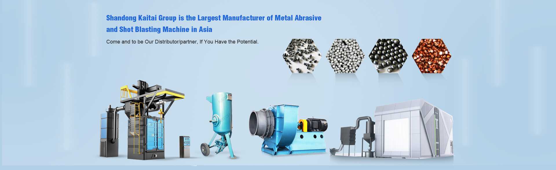 Shandong Kaitai Group Co., Ltd. is the largest manufacturer of metal abrasive in Asia