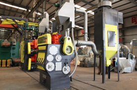QWD Mesh Belt Shot Blasting Machine
