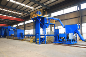 QWD Mesh Belt Shot Blasting Machine