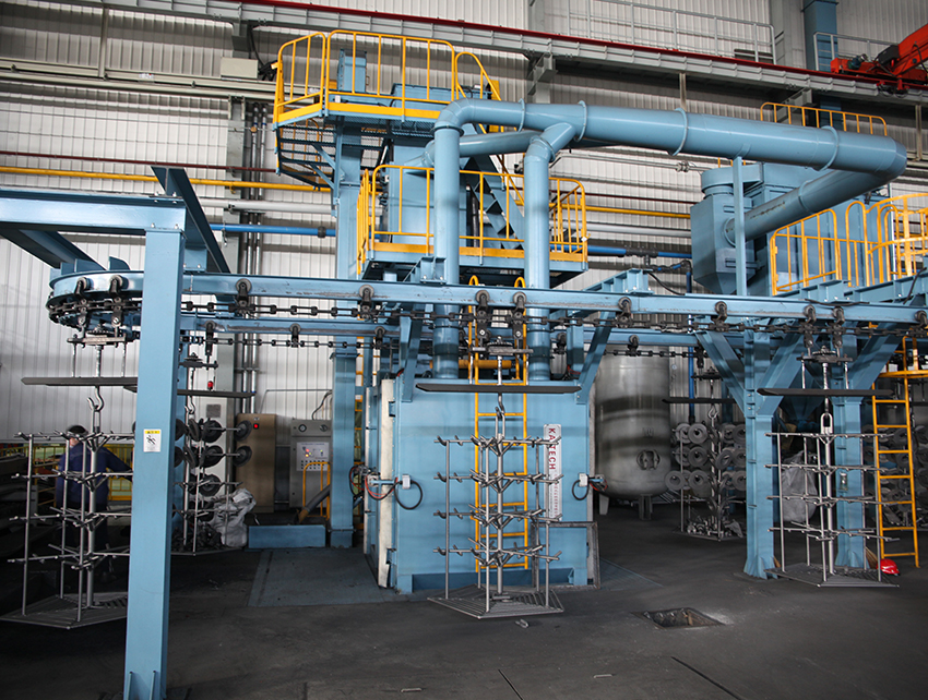 Q38,Q48 Series Catenary Type Shot Blasting Machine