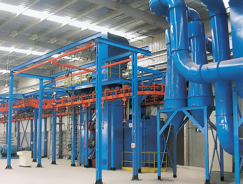 Q58 Series Piled and Released Type Shot Blasting Machine