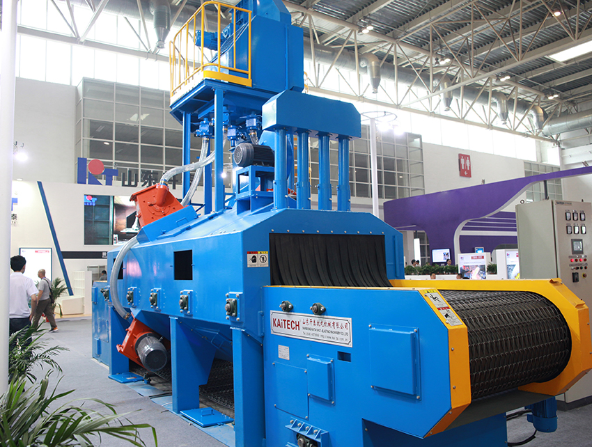 QWD Wire Mesh Belt Shot Blasting Machine