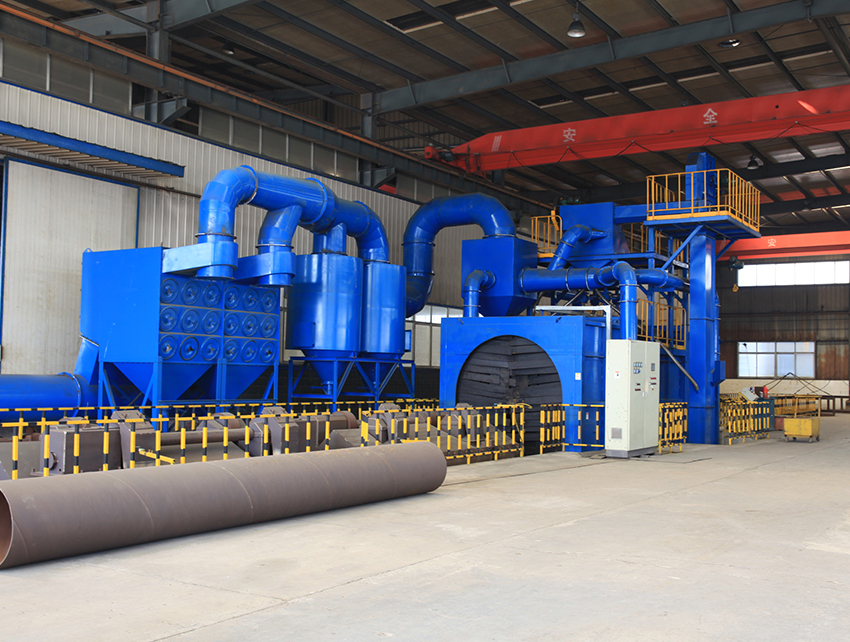 QGW Steel Pipe Outer Wall Special Shot Blasting Machine