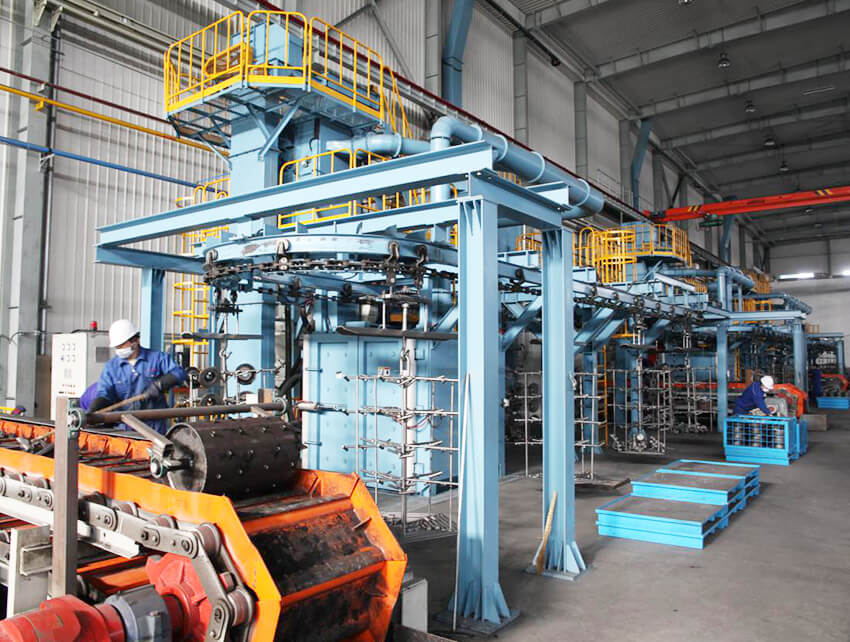 Q38,Q48 Series Catenary Type Shot Blasting Machine