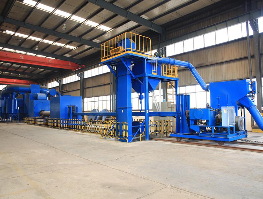 QGW Steel Pipe Outer Wall Special Shot Blasting Machine