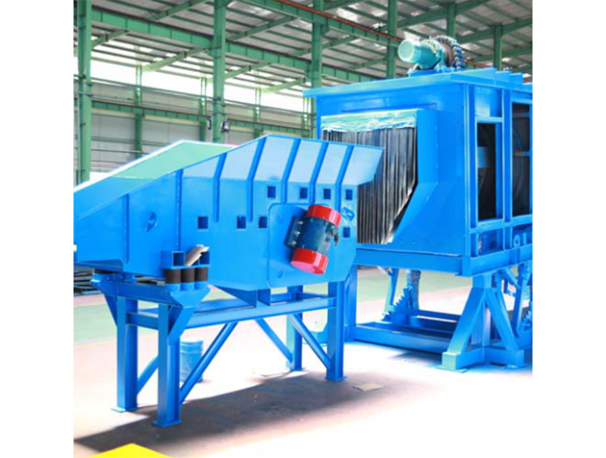 DT14 Continuous Pass-through Type Swing Bed Shot Blasting Machine