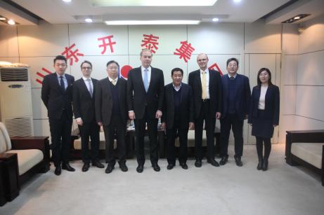 Finnish Ambassador of China visiting Kaitai